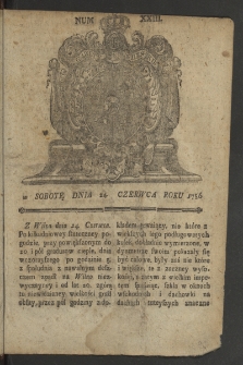 Gazety Wileńskie. 1786, nr 25