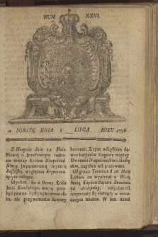 Gazety Wileńskie. 1786, nr 27