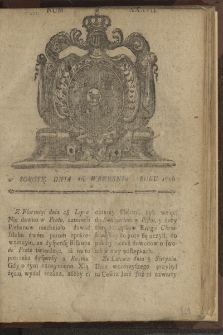 Gazety Wileńskie. 1786, nr 37