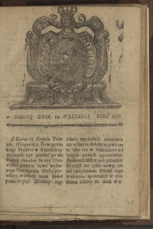 Gazety Wileńskie. 1786, nr 38