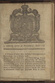 Gazety Wileńskie. 1786, nr 39