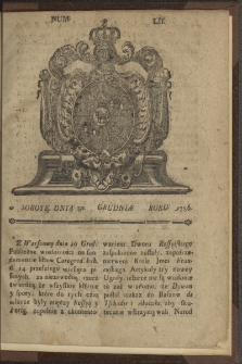 Gazety Wileńskie. 1786, nr 52