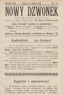 Nowy Dzwonek. 1906, nr 11