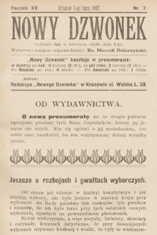 Nowy Dzwonek. 1907, nr 7