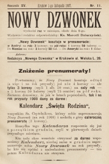 Nowy Dzwonek. 1907, nr 11