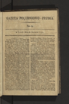 Gazeta Południowo-Pruska. 1795, nr 68