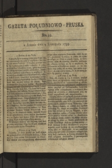Gazeta Południowo-Pruska. 1795, nr 88