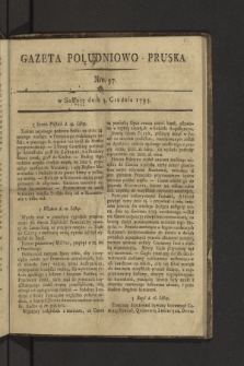 Gazeta Południowo-Pruska. 1795, nr 97