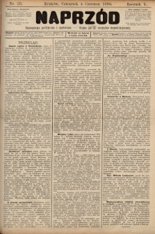 Naprzód : czasopismo polityczne i społeczne : organ partyi socyalno-demokratycznej. 1896, nr 23