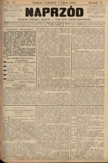 Naprzód : czasopismo polityczne i społeczne : organ partyi socyalno-demokratycznej. 1896, nr 27