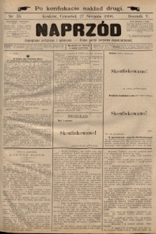 Naprzód : czasopismo polityczne i społeczne : organ partyi socyalno-demokratycznej. 1896, nr 35 (po konfiskacie nakład drugi)