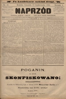 Naprzód : czasopismo polityczne i społeczne : organ partyi socyalno-demokratycznej. 1896, nr 43 (po konfiskacie nakład drugi)