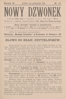 Nowy Dzwonek. 1903, nr 13