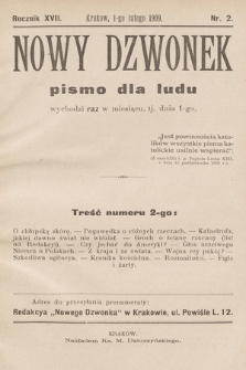 Nowy Dzwonek : pismo dla ludu. 1909 [Półrocze I], nr 2