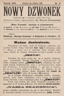 Nowy Dzwonek. 1909 [Półrocze I], nr 6