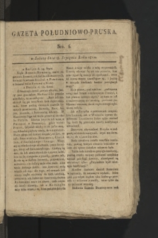 Gazeta Południowo-Pruska. 1800, nr 6