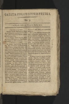 Gazeta Południowo-Pruska. 1800, nr 9