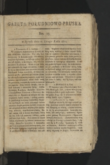 Gazeta Południowo-Pruska. 1800, nr 13