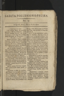 Gazeta Południowo-Pruska. 1800, nr 19