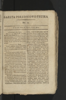 Gazeta Południowo-Pruska. 1800, nr 25