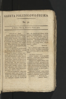 Gazeta Południowo-Pruska. 1800, nr 32