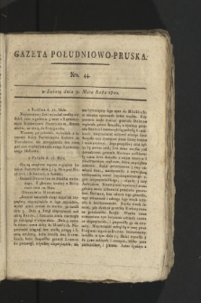 Gazeta Południowo-Pruska. 1800, nr 44