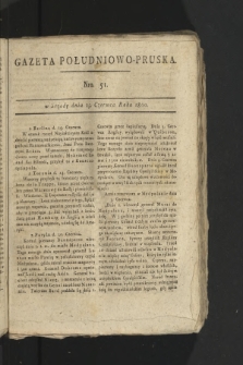 Gazeta Południowo-Pruska. 1800, nr 51