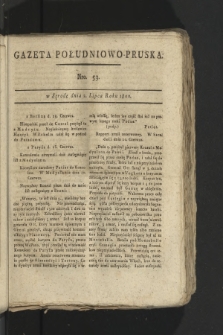 Gazeta Południowo-Pruska. 1800, nr 53