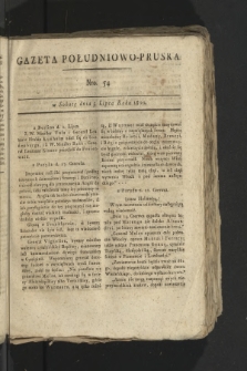 Gazeta Południowo-Pruska. 1800, nr 54