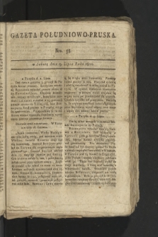 Gazeta Południowo-Pruska. 1800, nr 58