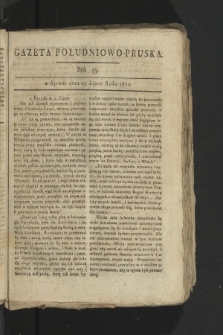 Gazeta Południowo-Pruska. 1800, nr 59