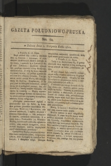 Gazeta Południowo-Pruska. 1800, nr 62