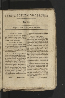 Gazeta Południowo-Pruska. 1800, nr 63
