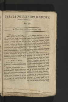 Gazeta Południowo-Pruska. 1800, nr 70