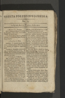 Gazeta Południowo-Pruska. 1800, nr 73