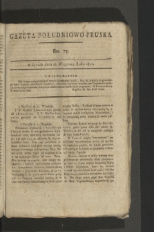 Gazeta Południowo-Pruska. 1800, nr 75