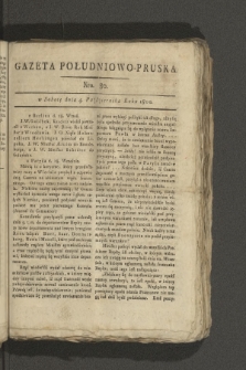 Gazeta Południowo-Pruska. 1800, nr 80