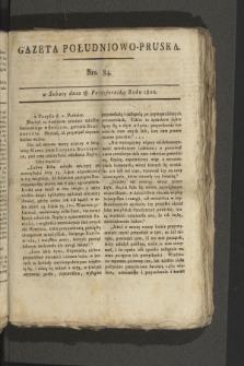 Gazeta Południowo-Pruska. 1800, nr 84