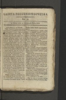 Gazeta Południowo-Pruska. 1800, nr 92