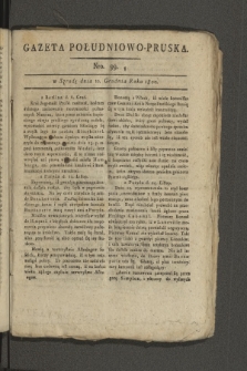 Gazeta Południowo-Pruska. 1800, nr 99