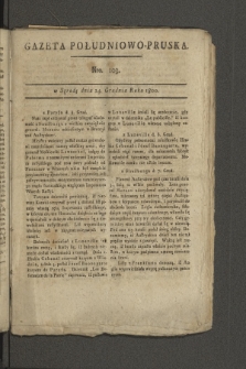 Gazeta Południowo-Pruska. 1800, nr 103