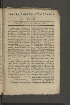 Gazeta Południowo-Pruska. 1800, nr 105