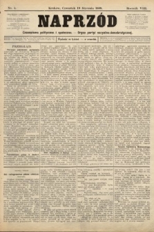 Naprzód : czasopismo polityczne i społeczne : organ partyi socyalno-demokratycznej. 1899, nr 3