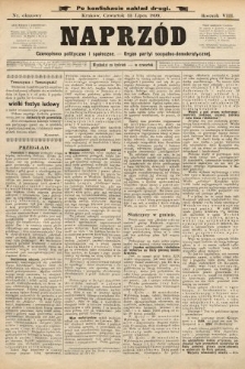 Naprzód : czasopismo polityczne i społeczne : organ partyi socyalno-demokratycznej. 1899, numer okazowy (po konfiskacie nakład drugi)