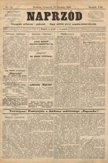Naprzód : czasopismo polityczne i społeczne : organ partyi socyalno-demokratycznej. 1899, nr 52