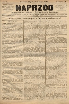Naprzód : czasopismo polityczne i społeczne : organ partyi socyalno-demokratycznej. 1897, nr 7