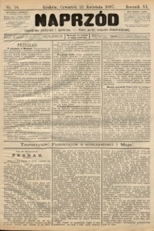 Naprzód : czasopismo polityczne i społeczne : organ partyi socyalno-demokratycznej. 1897, nr 16