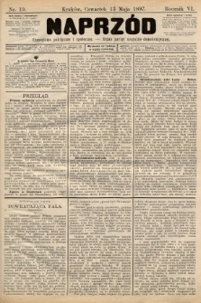 Naprzód : czasopismo polityczne i społeczne : organ partyi socyalno-demokratycznej. 1897, nr 19