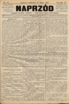 Naprzód : czasopismo polityczne i społeczne : organ partyi socyalno-demokratycznej. 1897, nr 21