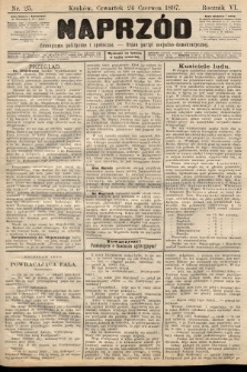 Naprzód : czasopismo polityczne i społeczne : organ partyi socyalno-demokratycznej. 1897, nr 25